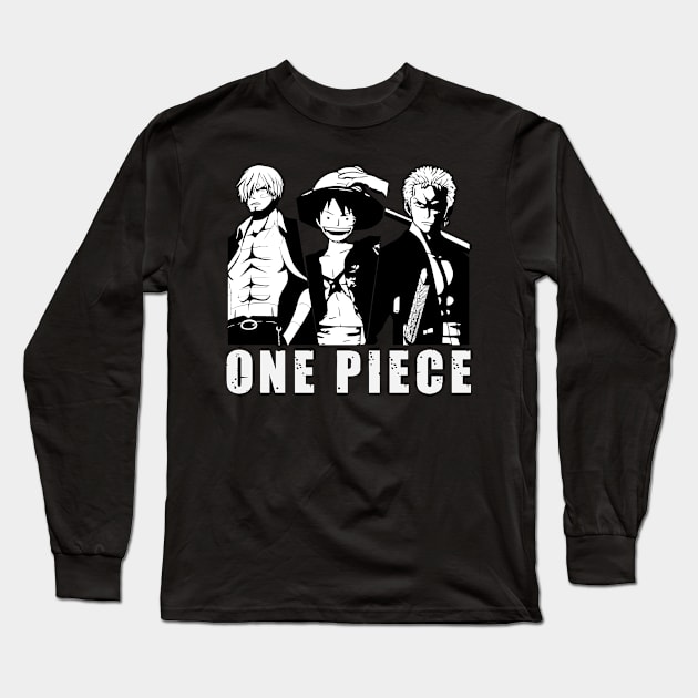 ONE PIECE T-SHIRT FUN T-SHIRT PO05 Long Sleeve T-Shirt by Huko